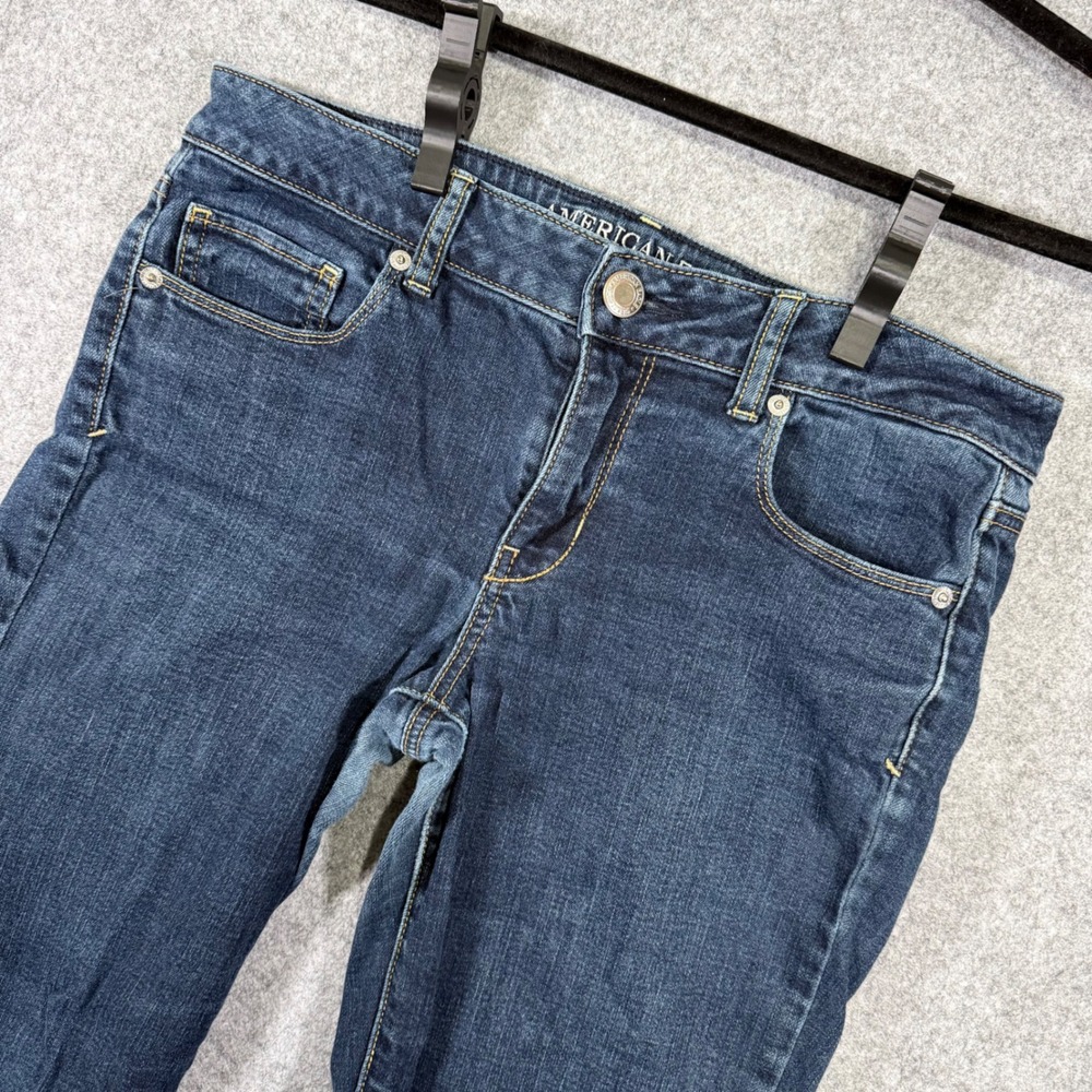 American Eagle Skinny Jeans Womens 10 Short Blue Super Stretch 5216115823 8301